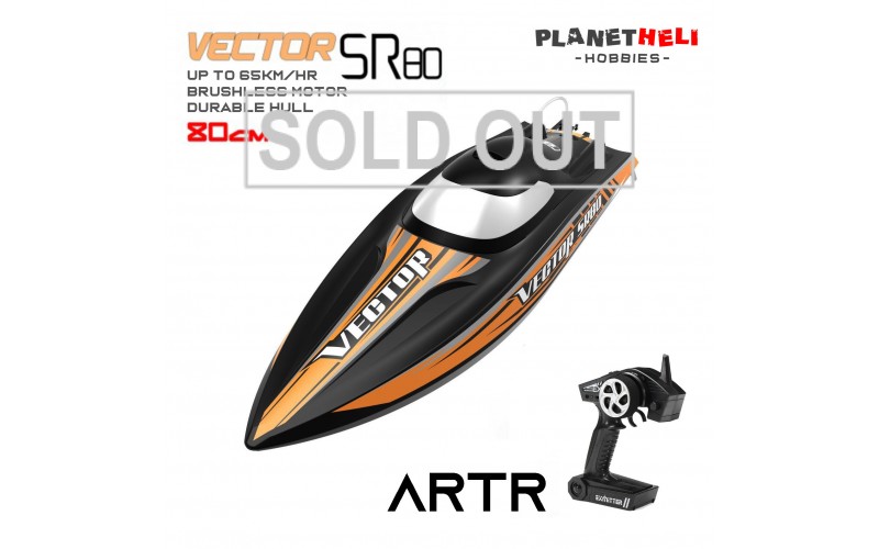 Volantex Vector SR80 80cm 65km/h Brushless High Speed ​​RC Boat - (ARTR)